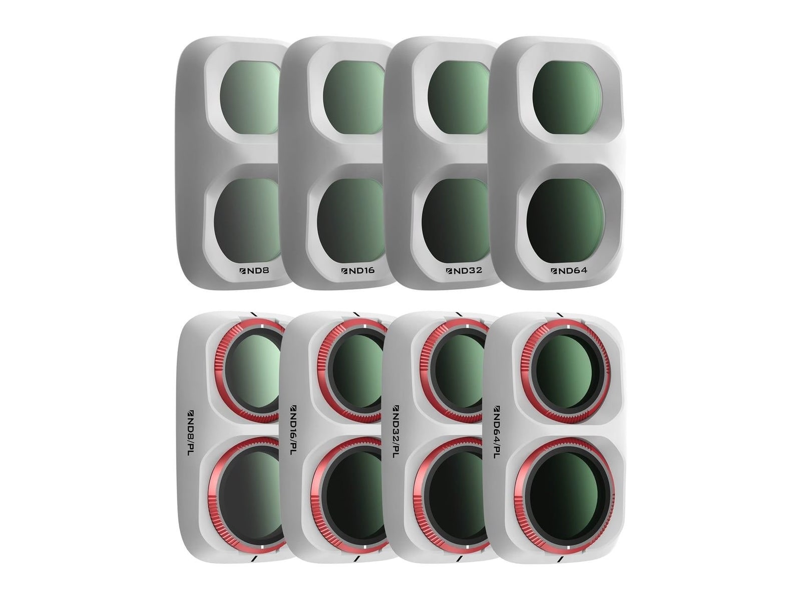 Freewell - DJI Osmo Pocket 4P / Xtra Muse 2 Pro All Day Kit 8 Pack White Camera Accessories - White