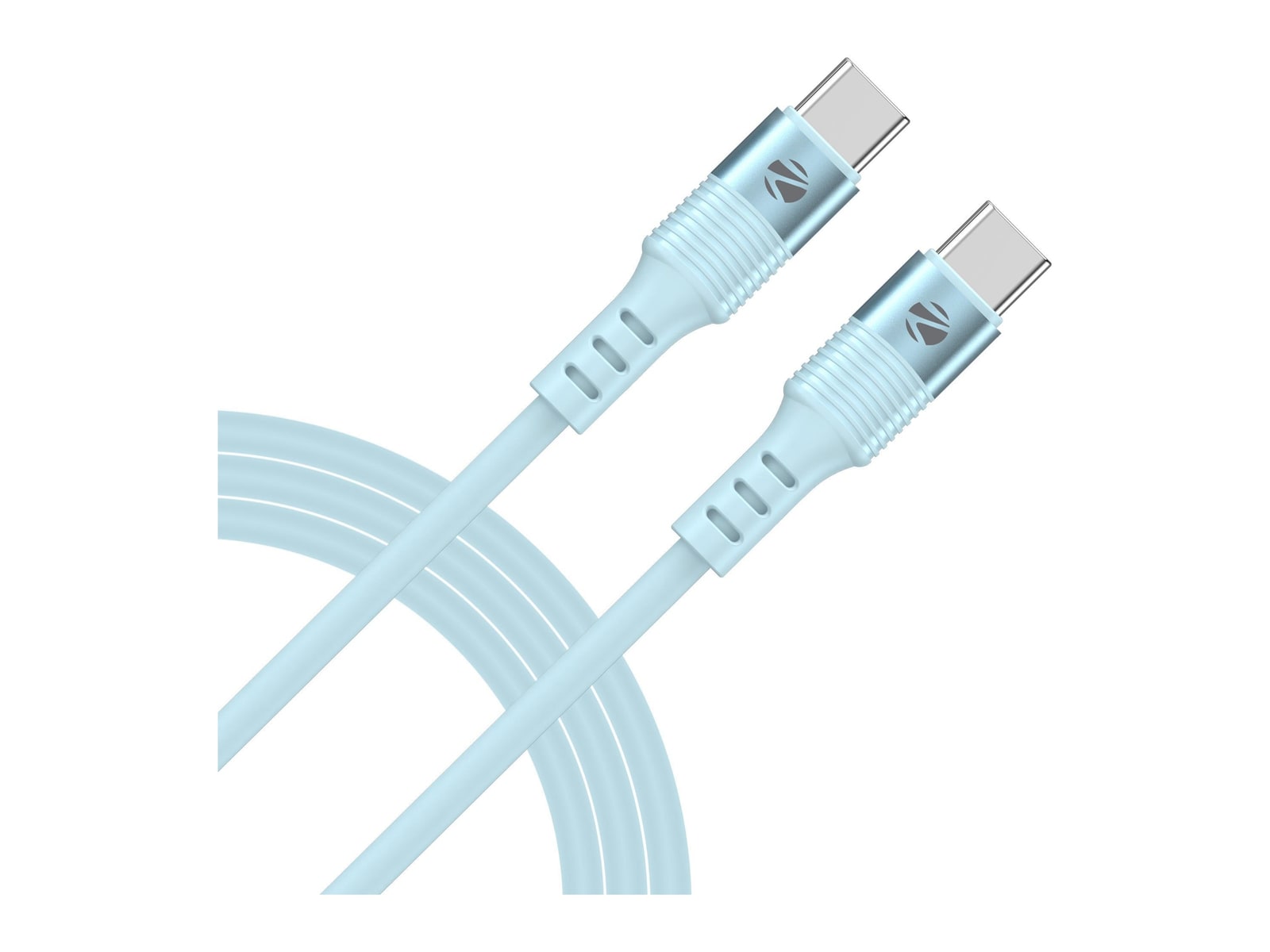 Zebronics - Zeb WATTZ 60CC2 Blue USB-C Cables