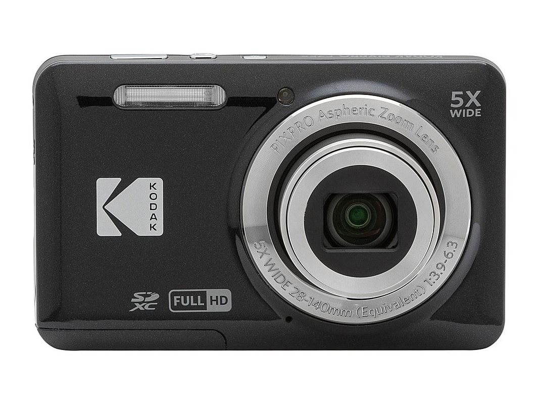 Kodak - PIXPRO FZ55 16MP Compact & Point-and-Shoot - Black