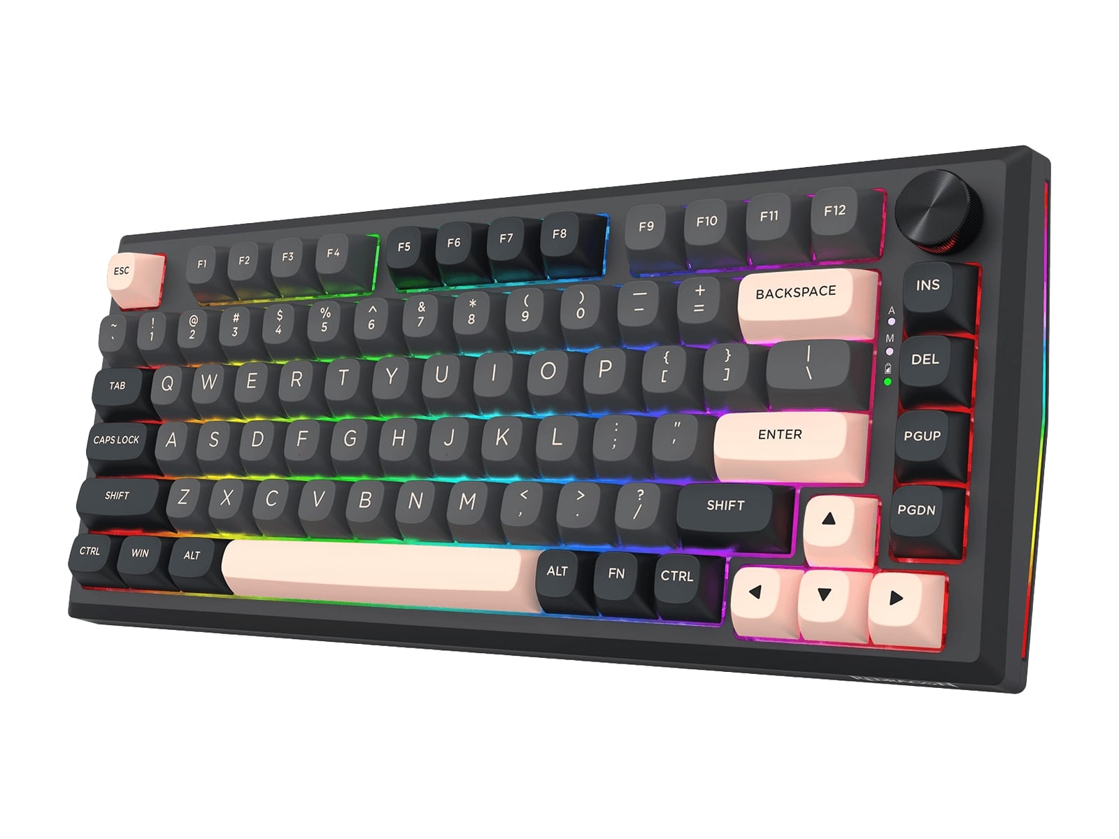 Redragon - PENUMBRA K687 PRO Keyboards - Black & Pink