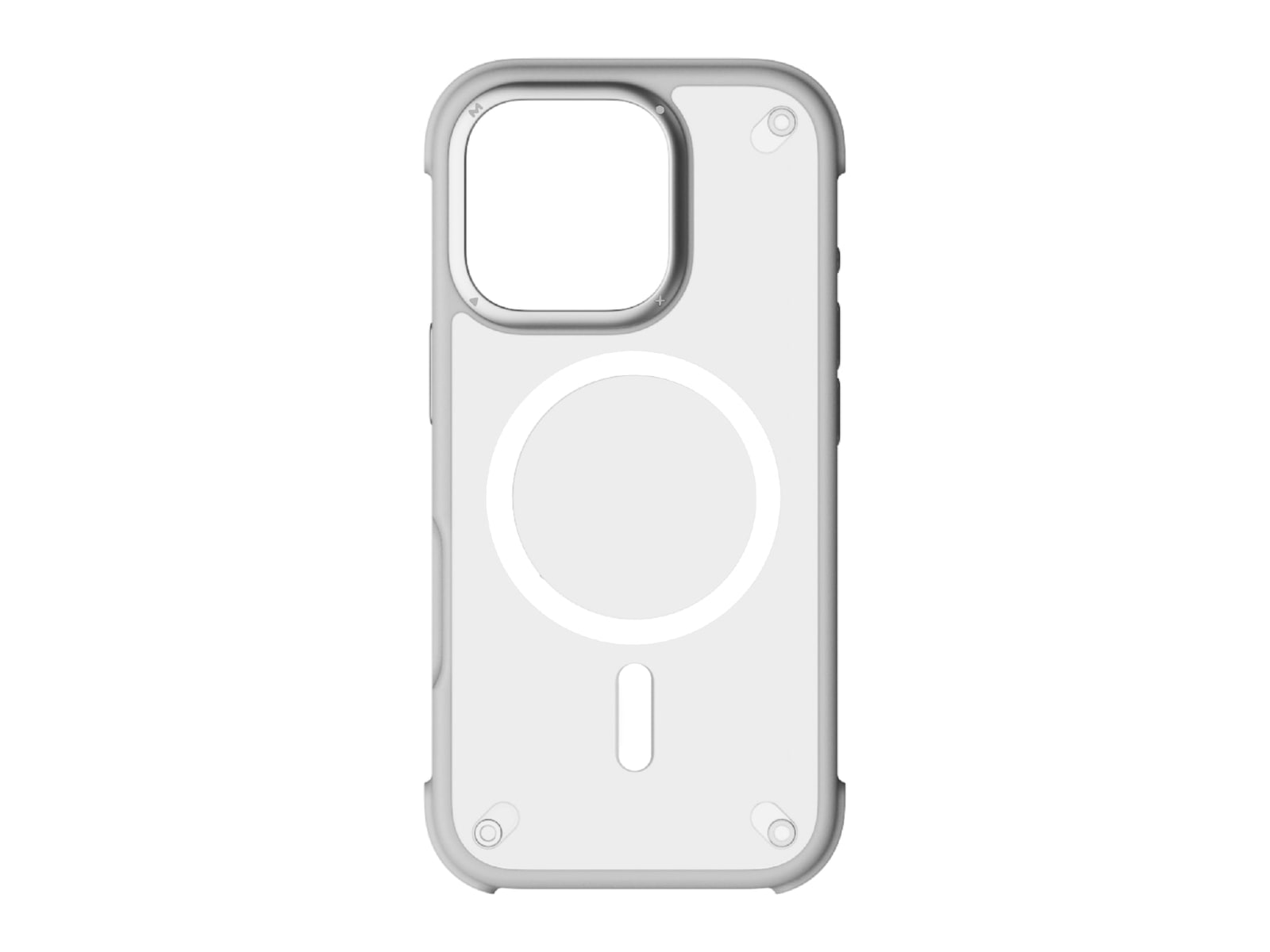 MOMAX - CaseFORM Air Shock Proof Case - iPhone 16 Pro Max - Gray