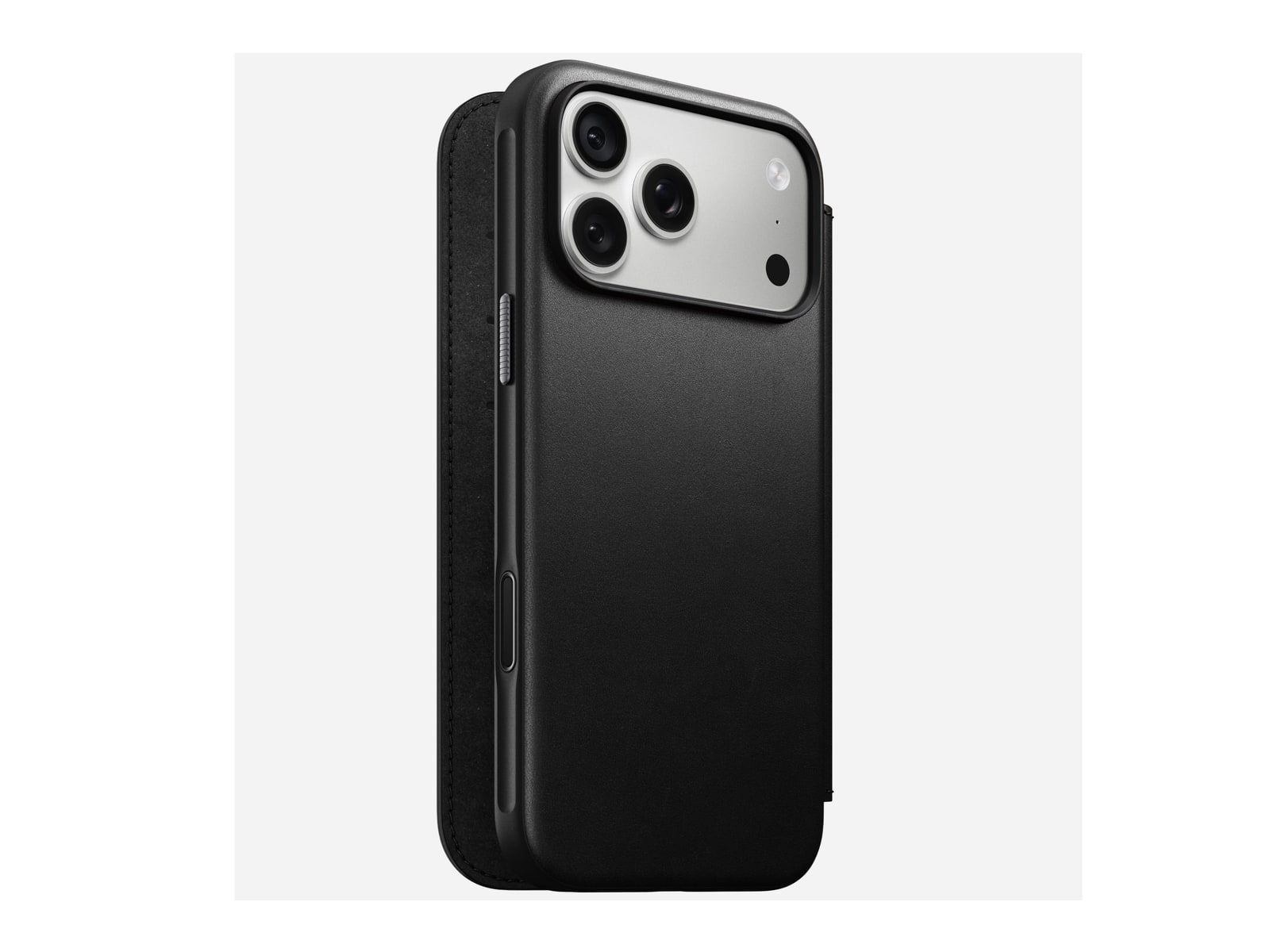 Nomad - Modern Leather Folio - iPhone 18 Pro Max - Black - Camino Leather