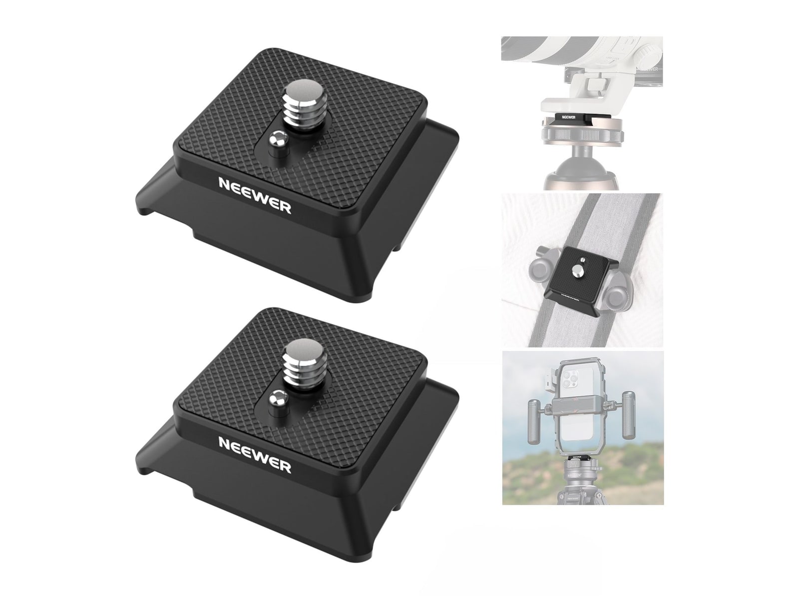Neewer - UA078 Arca Type Quick Release Plate with 1/4" Screw Camera Accessories