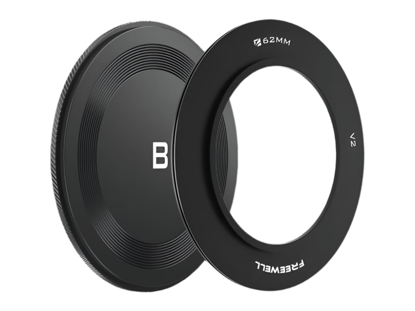 Freewell - V2 Adaptor Ring & Front Lens Cap 62mm Camera Accessories
