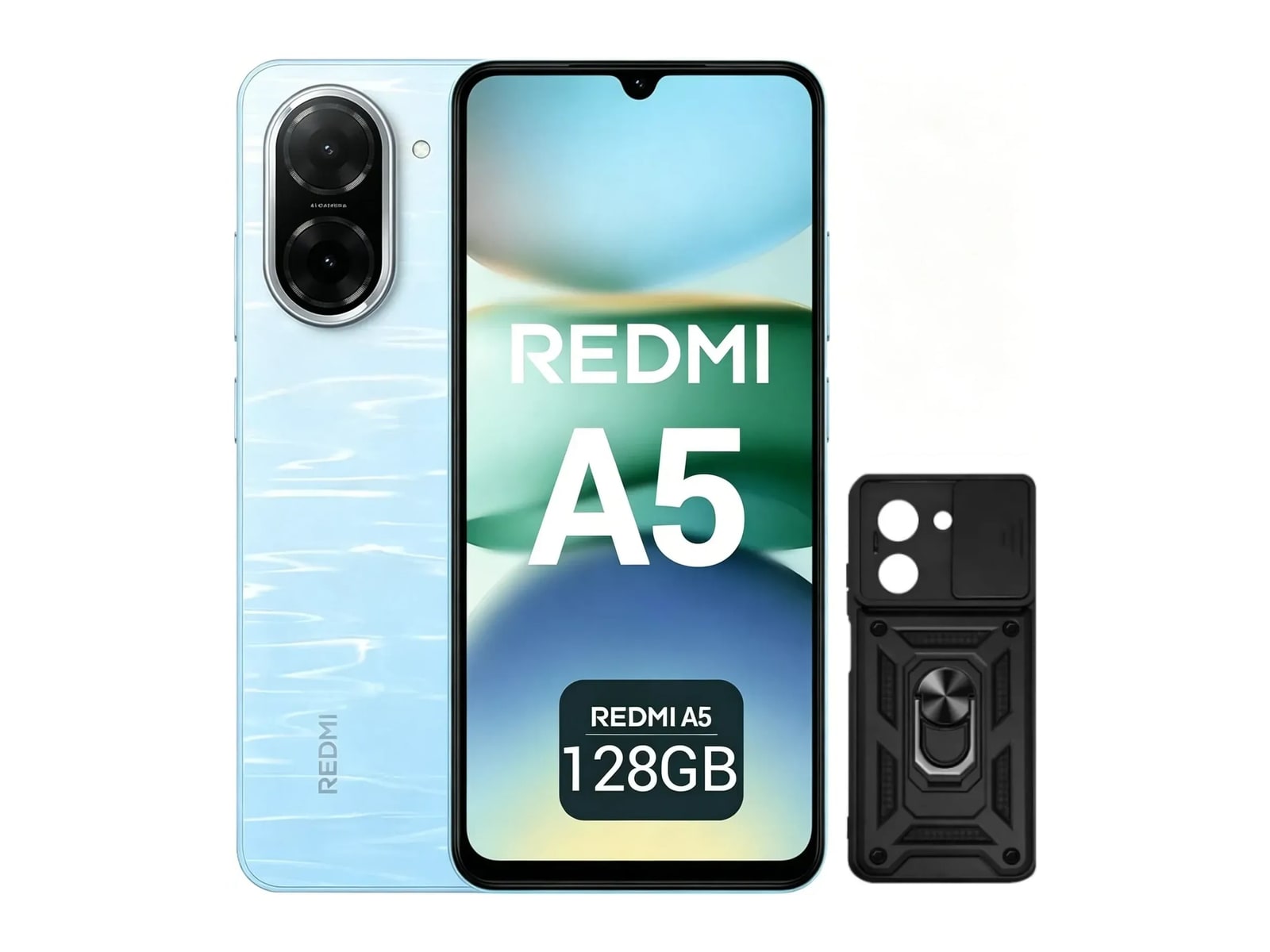 Redmi - A5 with Phone Case 128GB - Blue (IN)