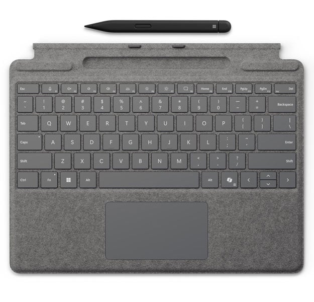 Microsoft - Surface Pro Keyboard with Slim Pen - Platinum