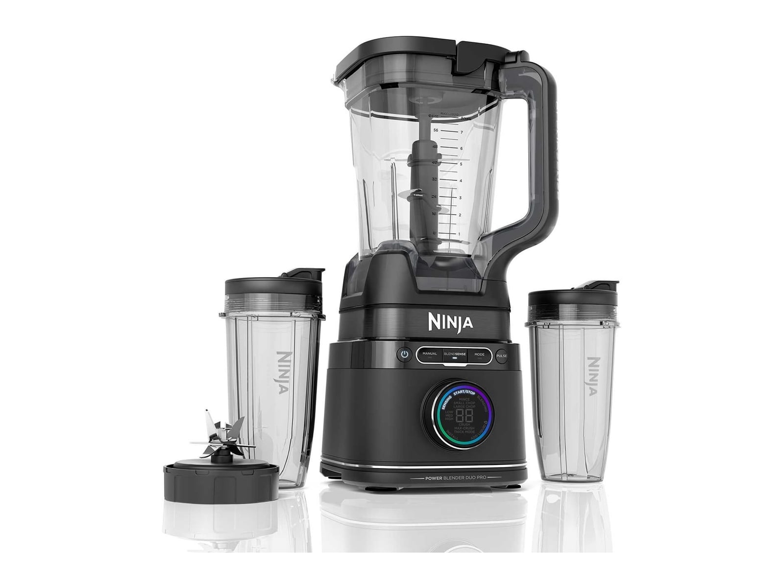 Ninja - Detect Duo Power Blender Pro + Single Serve Black Blenders & Mixers