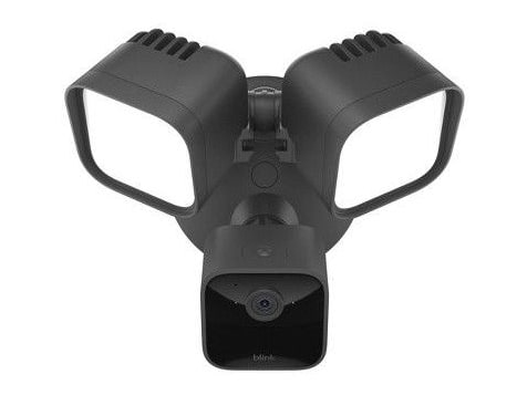 Blink - Wired Floodlight Camera Black Security Cameras