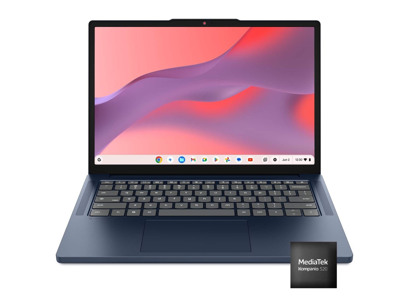 Lenovo - IdeaPad Slim 3 Chromebook 14" - MediaTek Kompanio 540 chip - 4GB Memory - 64GB SSD - Blue