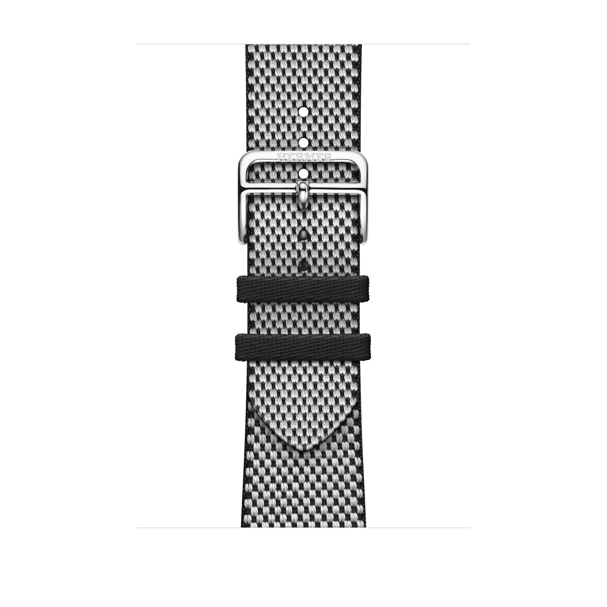 Apple - Apple Watch Hermès Toile H Single Tour - 46mm - Noir/Écru