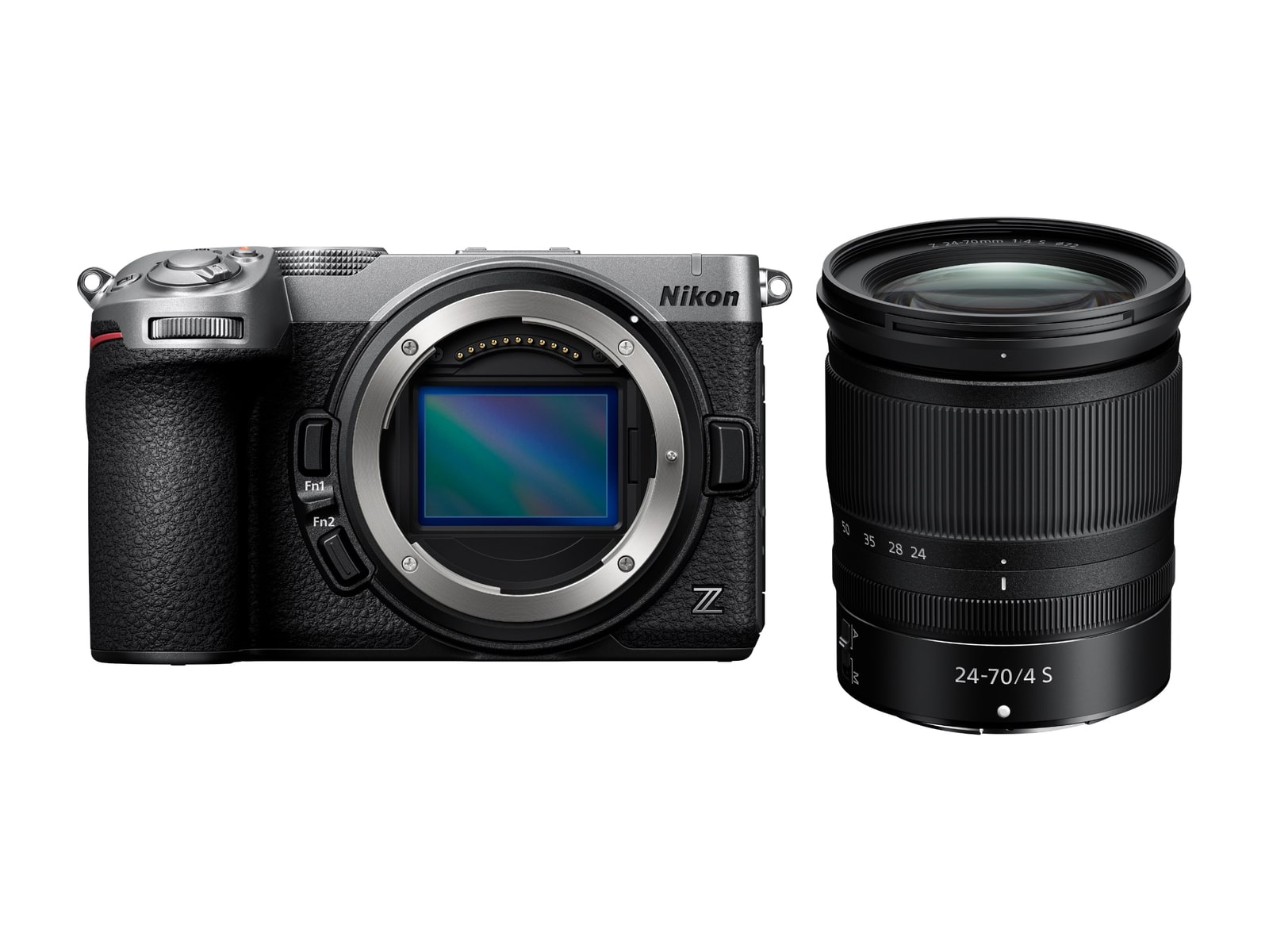 Nikon - Z5IIC 24.5MP Mirrorless Cameras with 24-70mm f/4 Lens - Silver