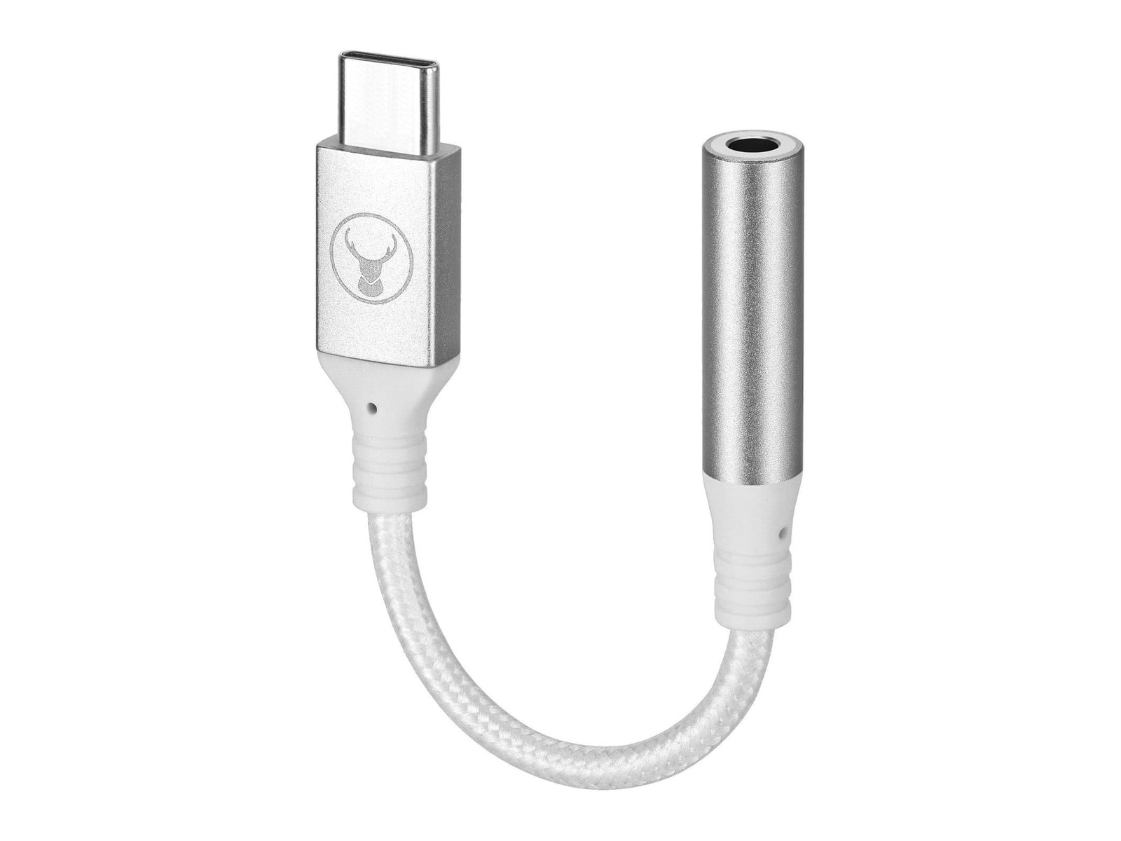 Bonelk - Long-Life USB-C to 3.5mm AUX Audio White USB Adapters