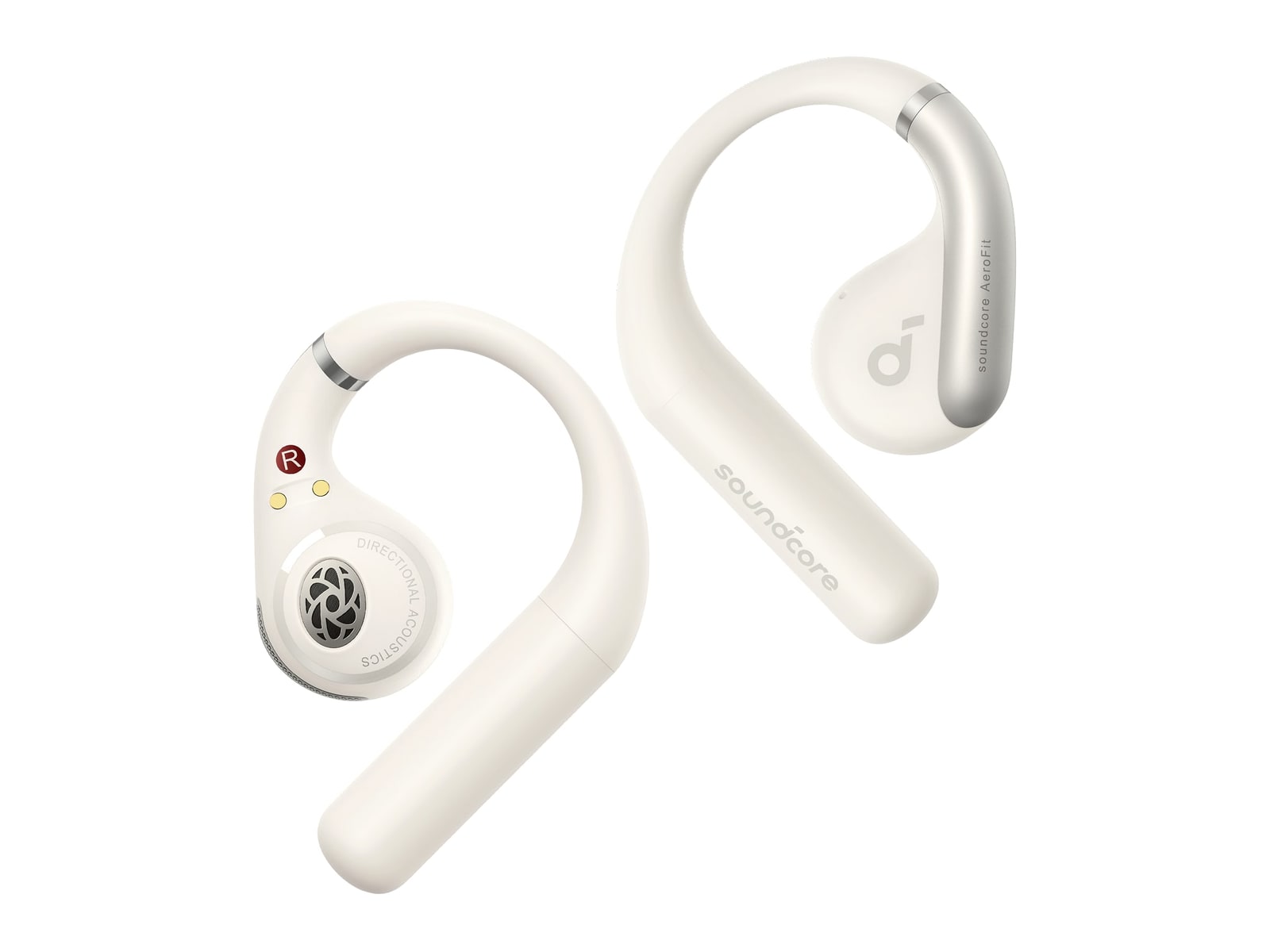 Soundcore - AeroFit Bluetooth True Wireless Earbuds - Calm White