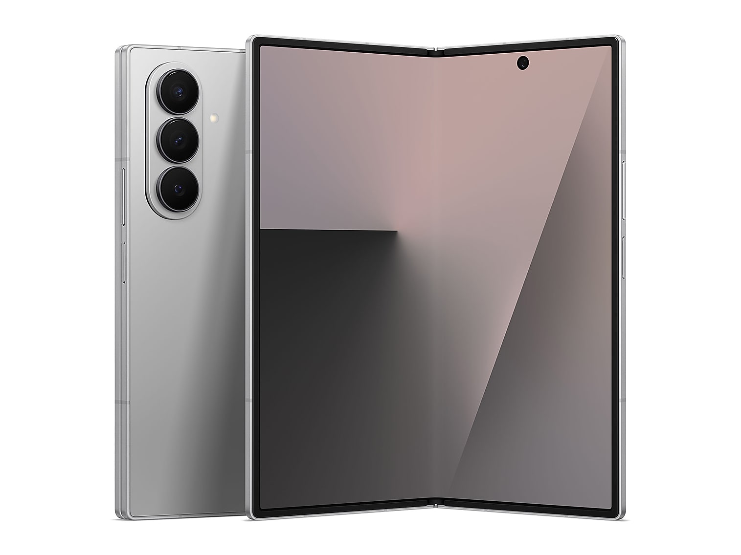 Samsung - Galaxy Z Fold7 5G 512GB - Silver Shadow