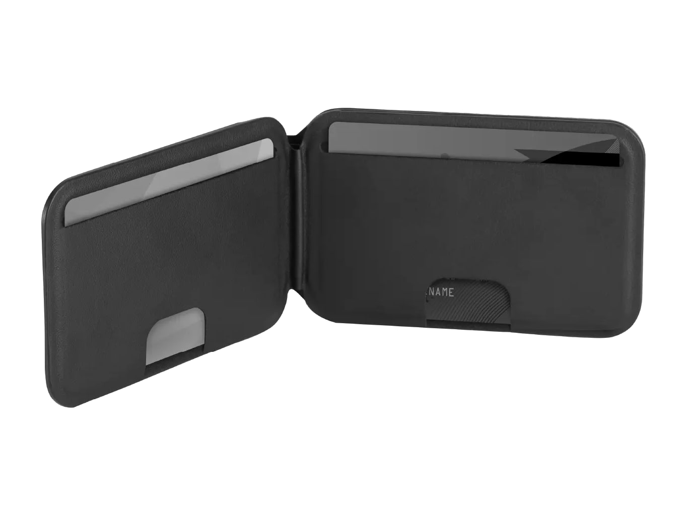 MOMAX - 1-Wallet Magnetic Card Holder - Black