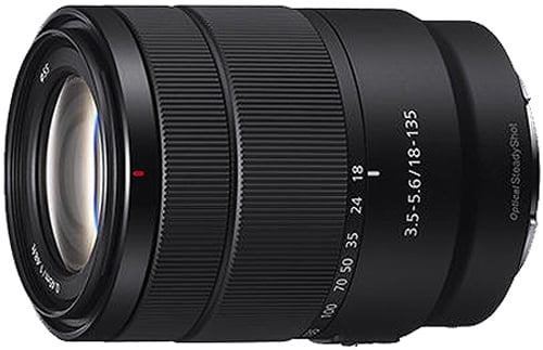Sony - E 18-135mm F3.5-5.6 OSS Camera Lenses - Black