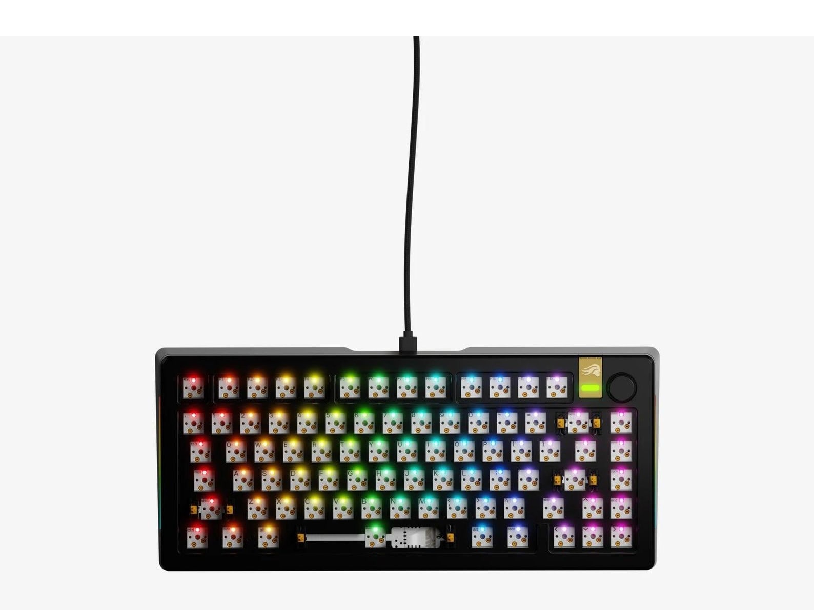 Glorious - GMMK 3 PRO HE Barebones 75% Mechanical Keyboards - Black
