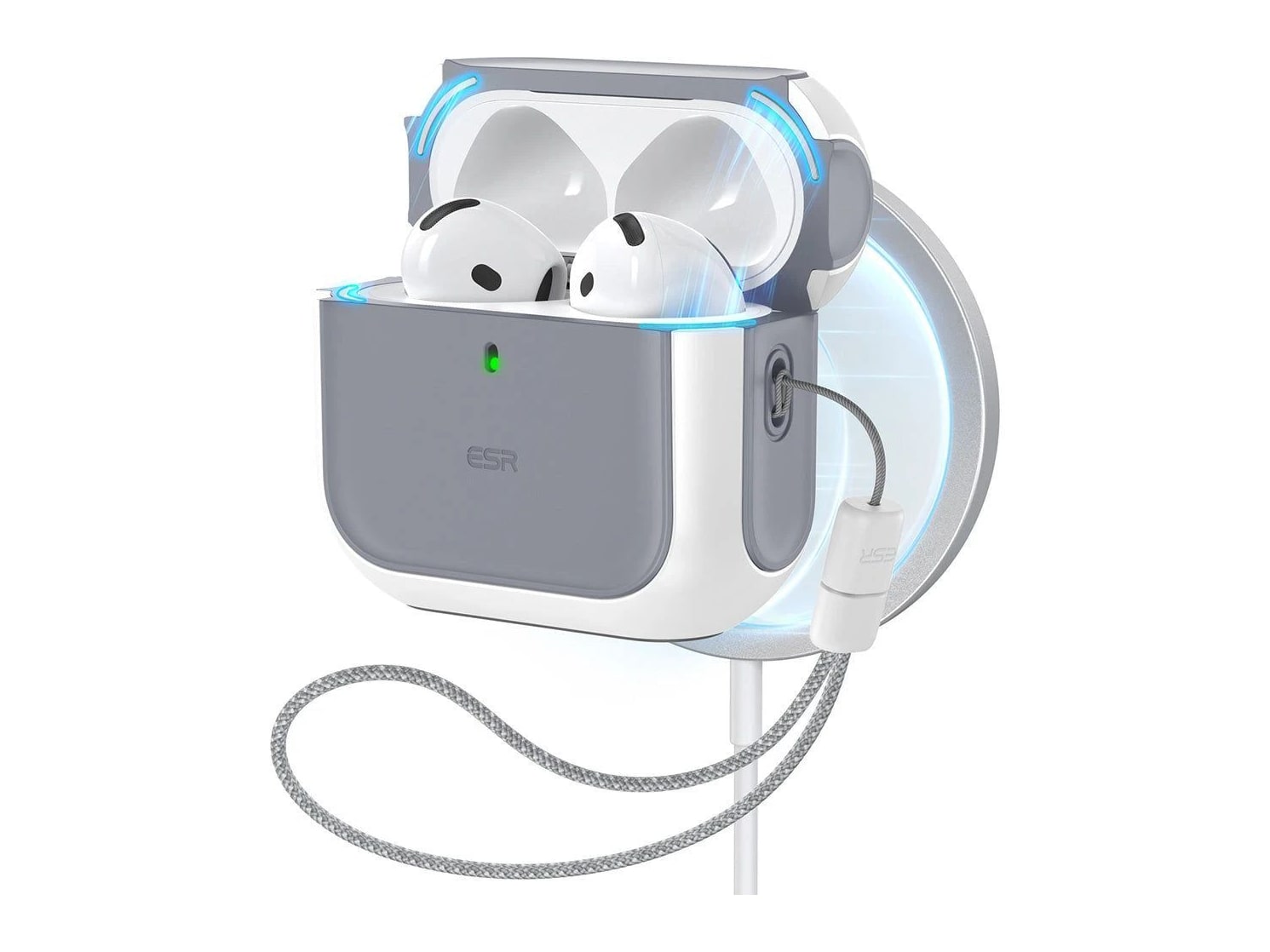 ESR - Orbit Hybrid Case (HaloLock) - AirPods 4 - White