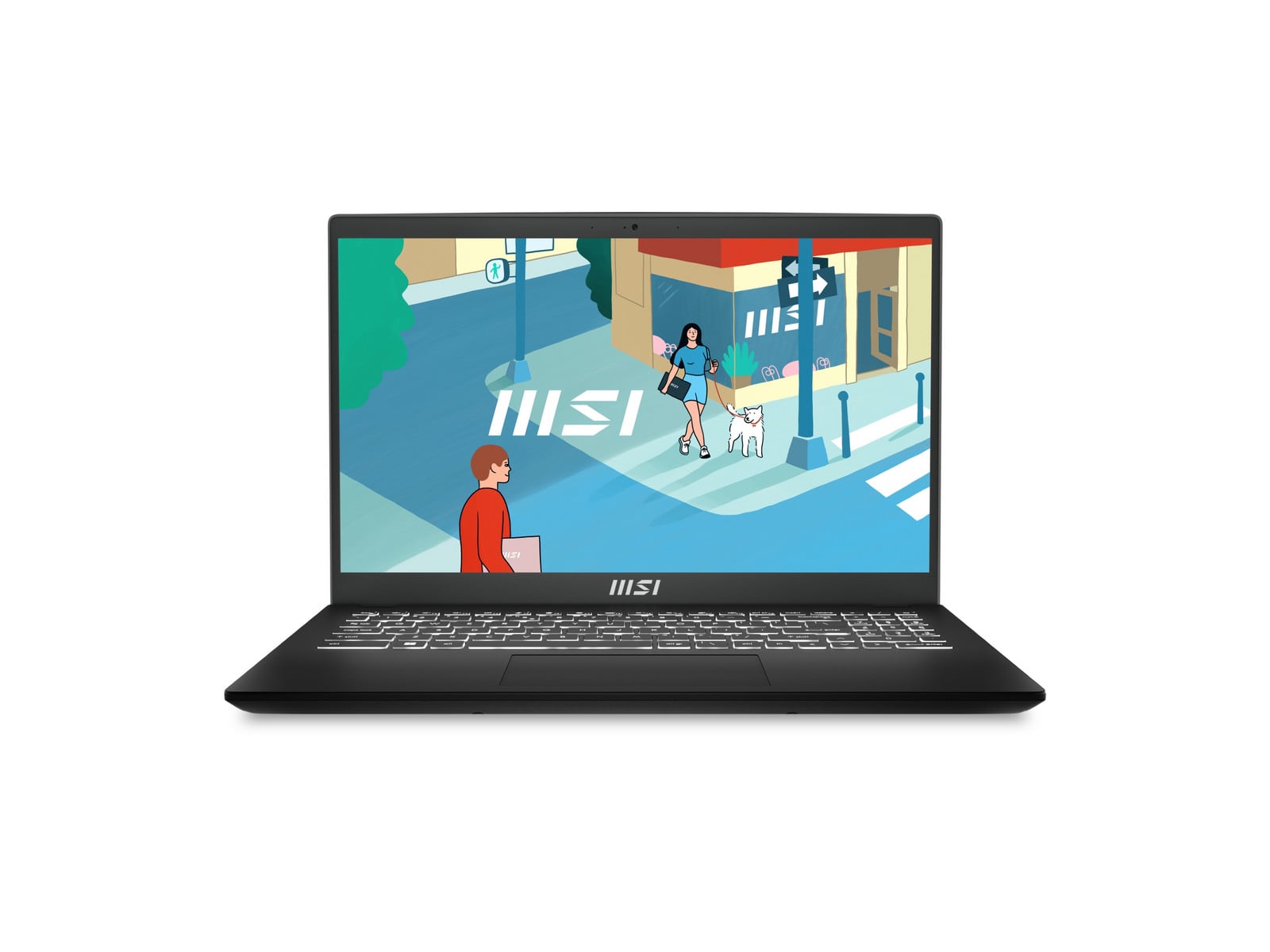 MSI - Modern 15 15.6" - Intel Core i5-1335U chip - 8GB Memory - 512GB SSD - Black