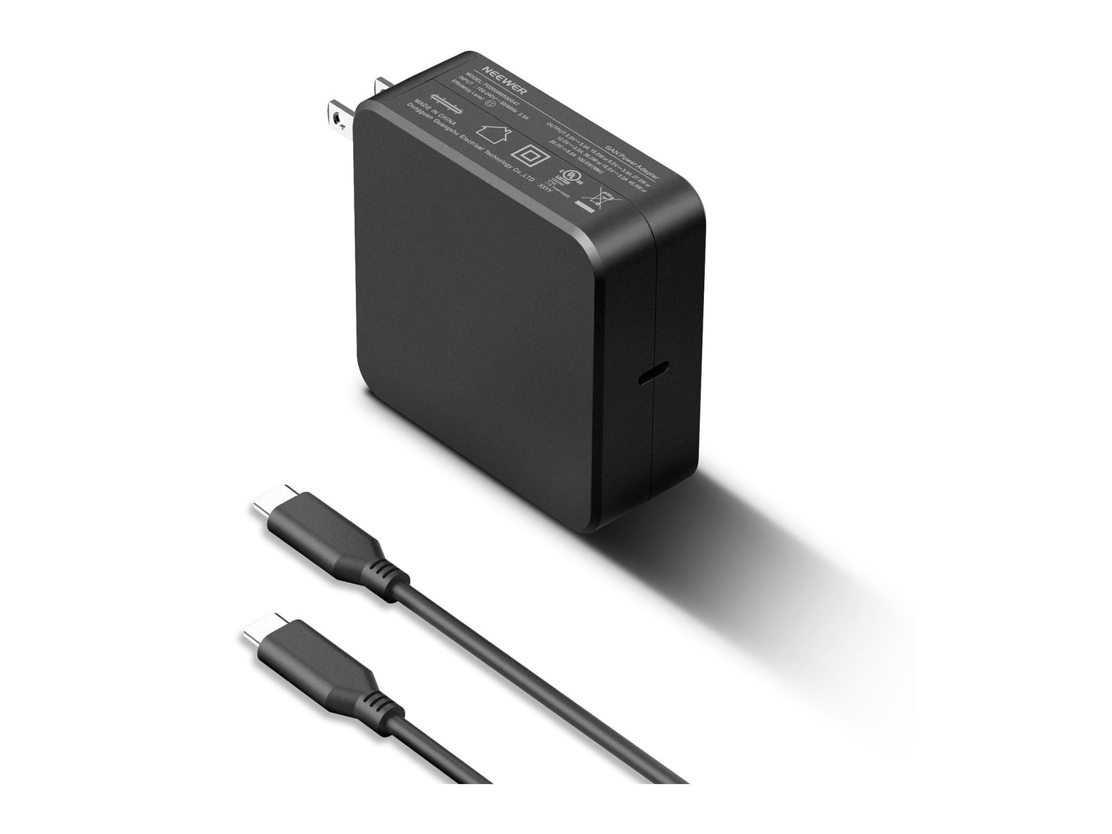 Neewer - PD 100W USB C Charger with 100W USB C Fast Charging Cable Camera Batteries