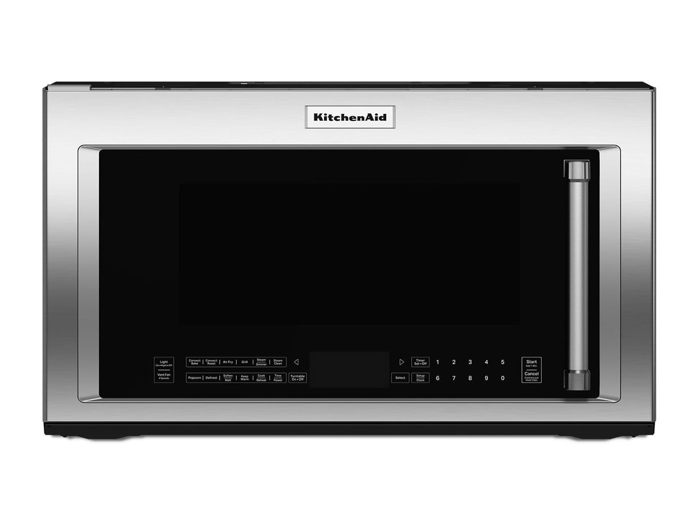 KitchenAid - Microwave Oven Over the Range Convection with Air Fry Mode, 1.9 Cu Ft Stainless Steel Microwaves