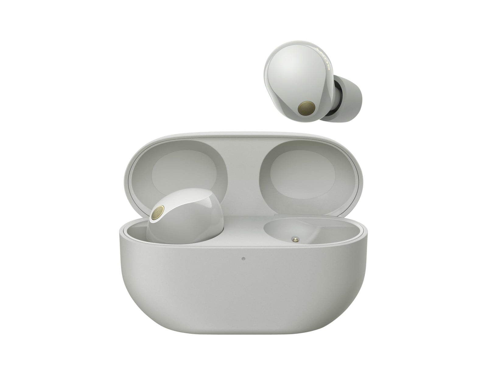 Sony - WF-1000XM5 Bluetooth True Wireless Earbuds - Silver