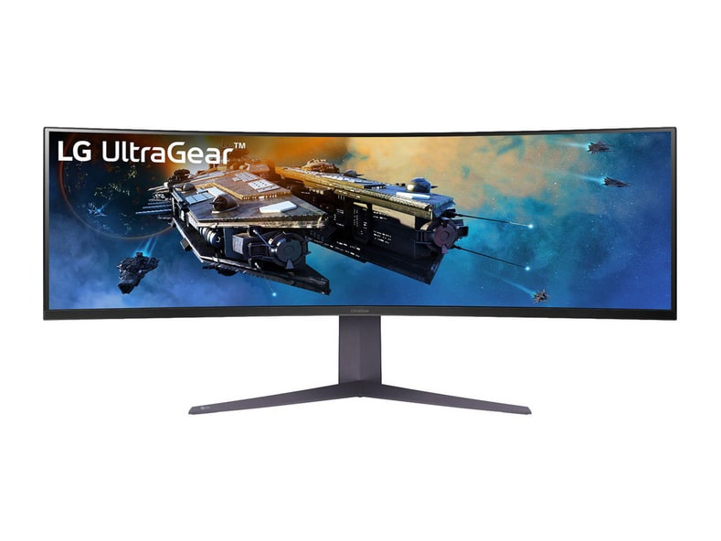 LG - 44.5" 45GR65DC DQHD 200Hz Gaming Monitors