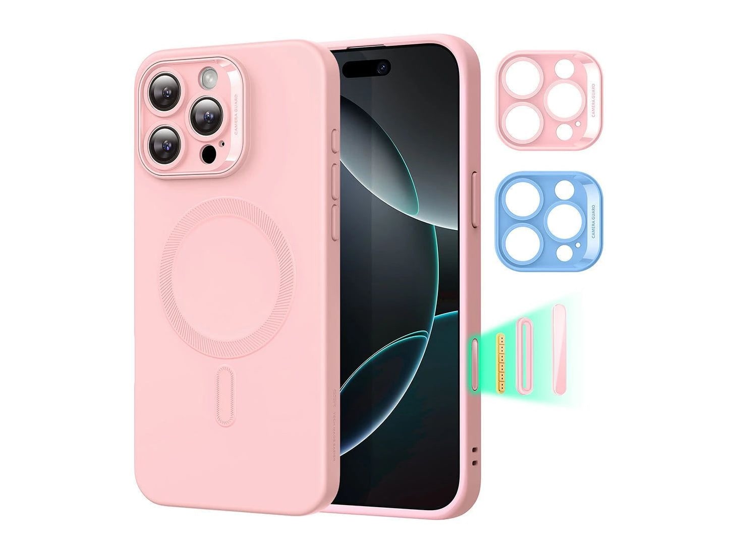 ESR - Cloud Soft Magnetic Case (Camera Control) - iPhone 16 Pro Max - Pink