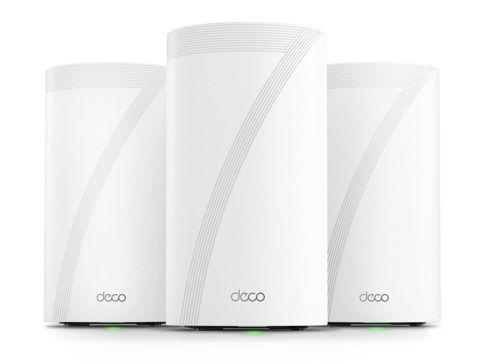 TP-Link - Deco BE95 (3-Pack) Quad-Band Wi-Fi 7 (802.11be) Mesh Wi-Fi Systems