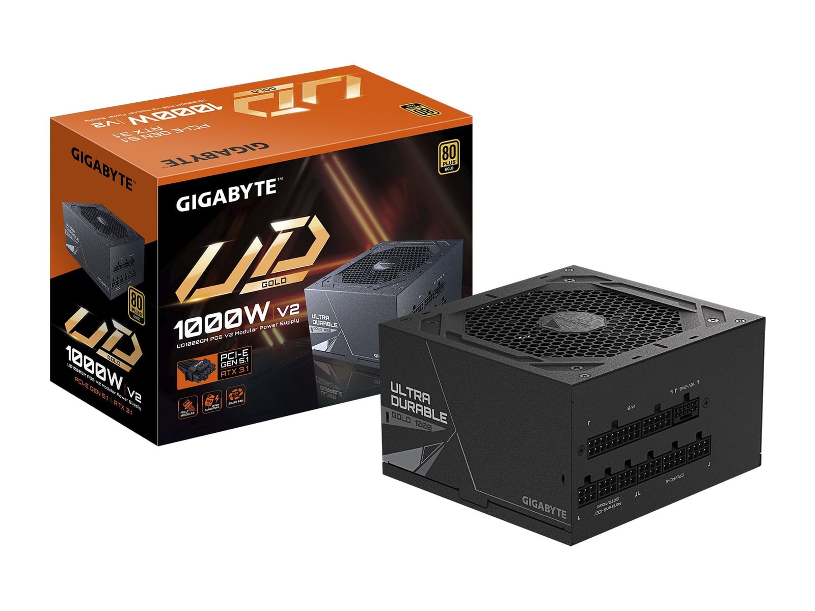 Gigabyte - UD1000GM PG5 V2 1000W Power Supplies