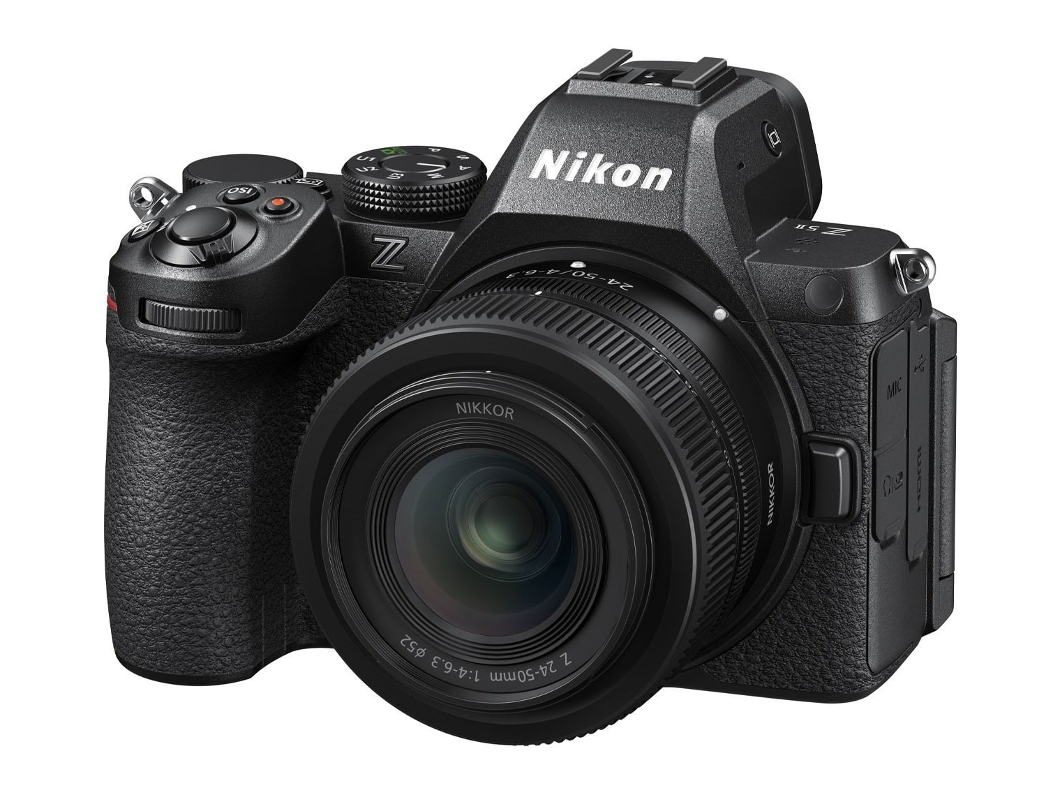 Nikon - Z5II 24.5MP Mirrorless Cameras with 24-50mm f/4-6.3 Lens - Black (EU)