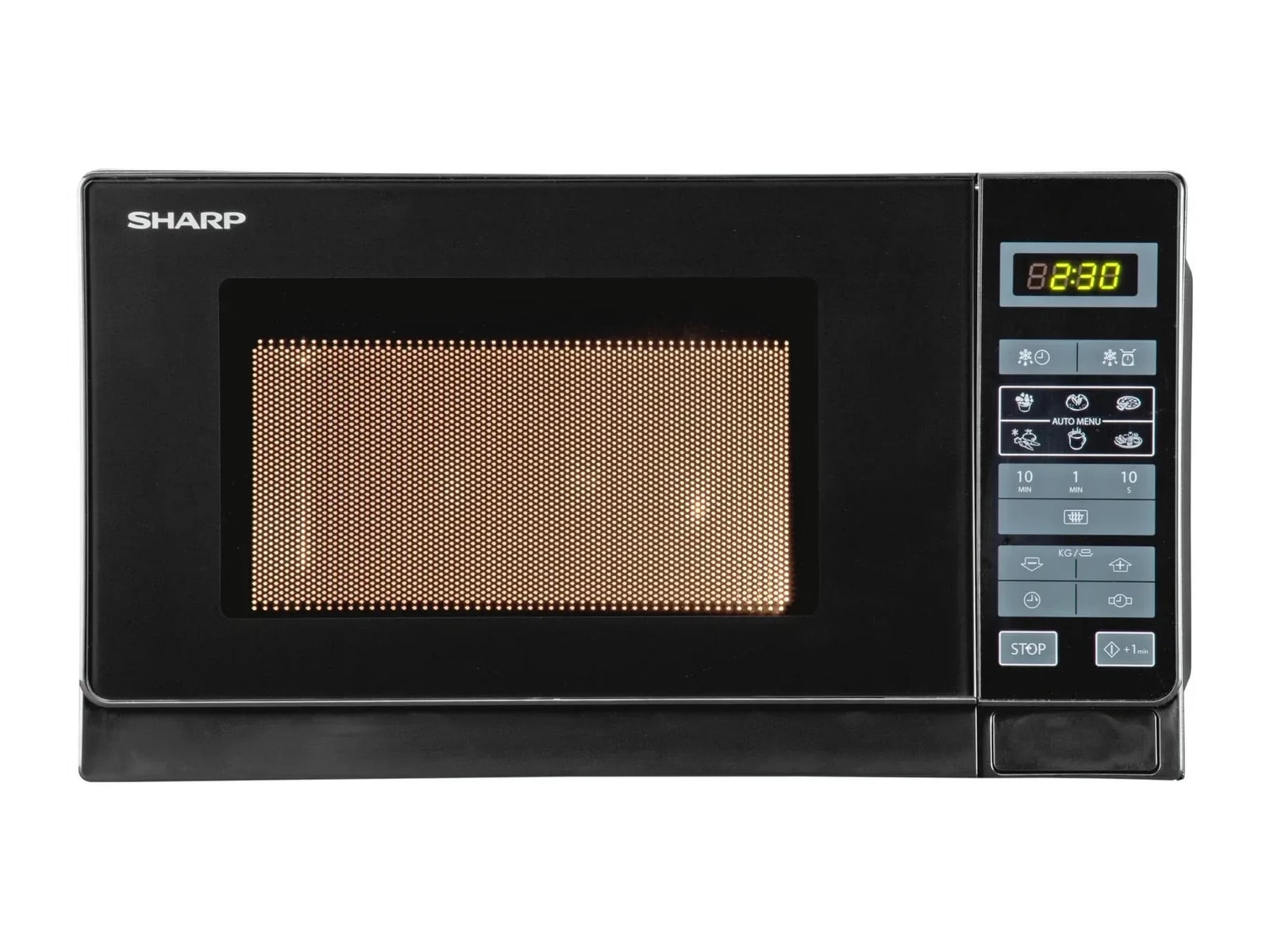 Sharp - R-242BKW Black Microwaves