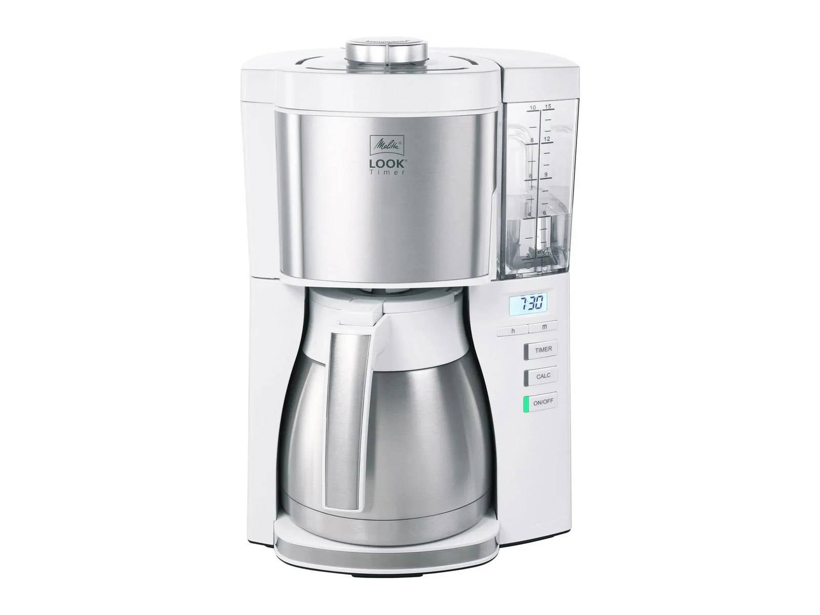 Melitta - 1025-17 Look V Therm Timer White Coffee Makers