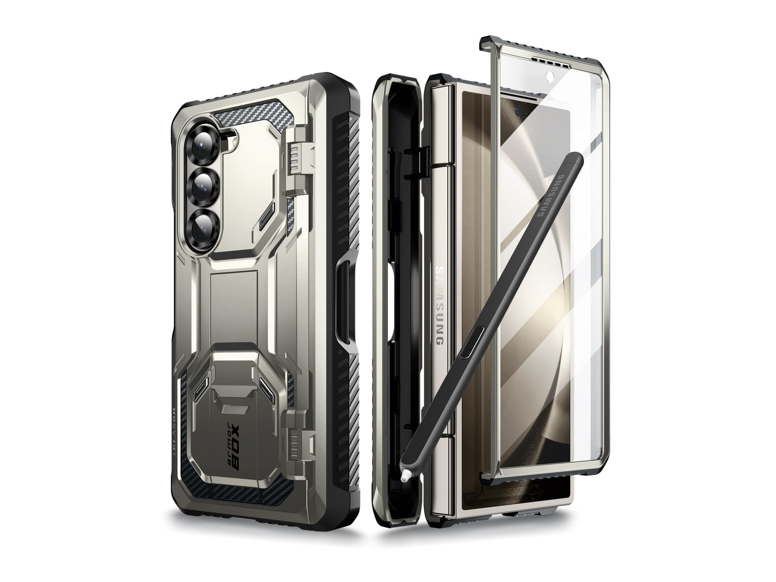 i-Blason - Armorbox - Galaxy Z Fold 6 - Titan Gray