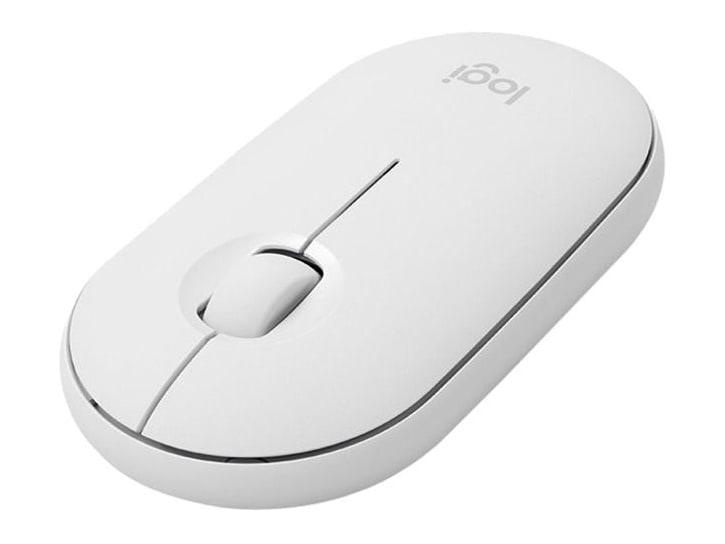Logitech - Pebble M350 Wireless Mice - Off White