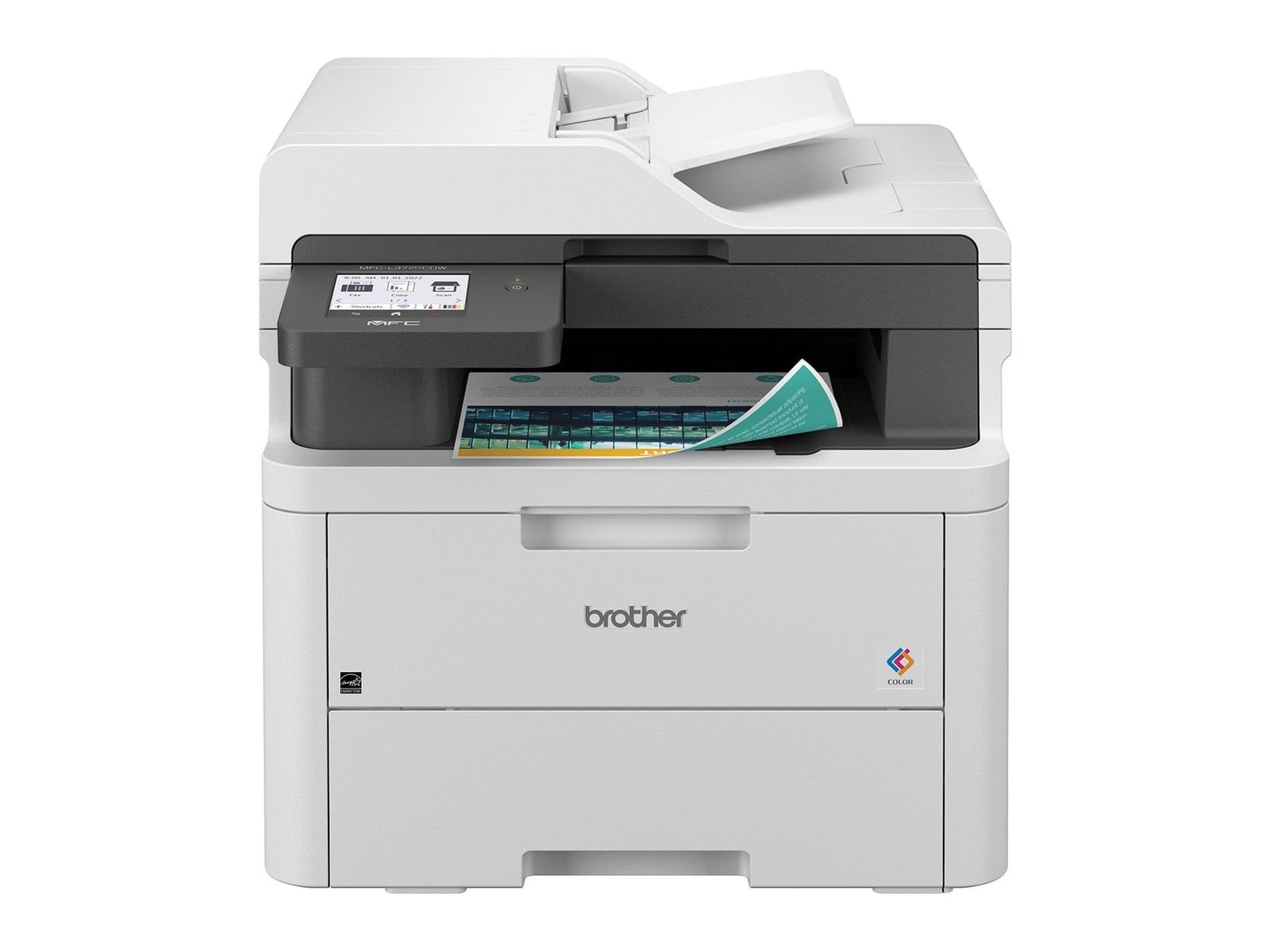 Brother - MFC-L3720CDW Wireless Printers - White