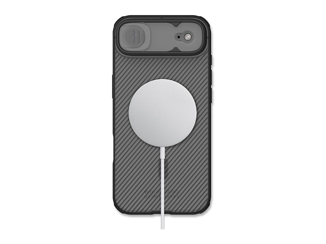 Nillkin - MagSafe Compatible CamShield Pro Case - iPhone Air - Translucent Black