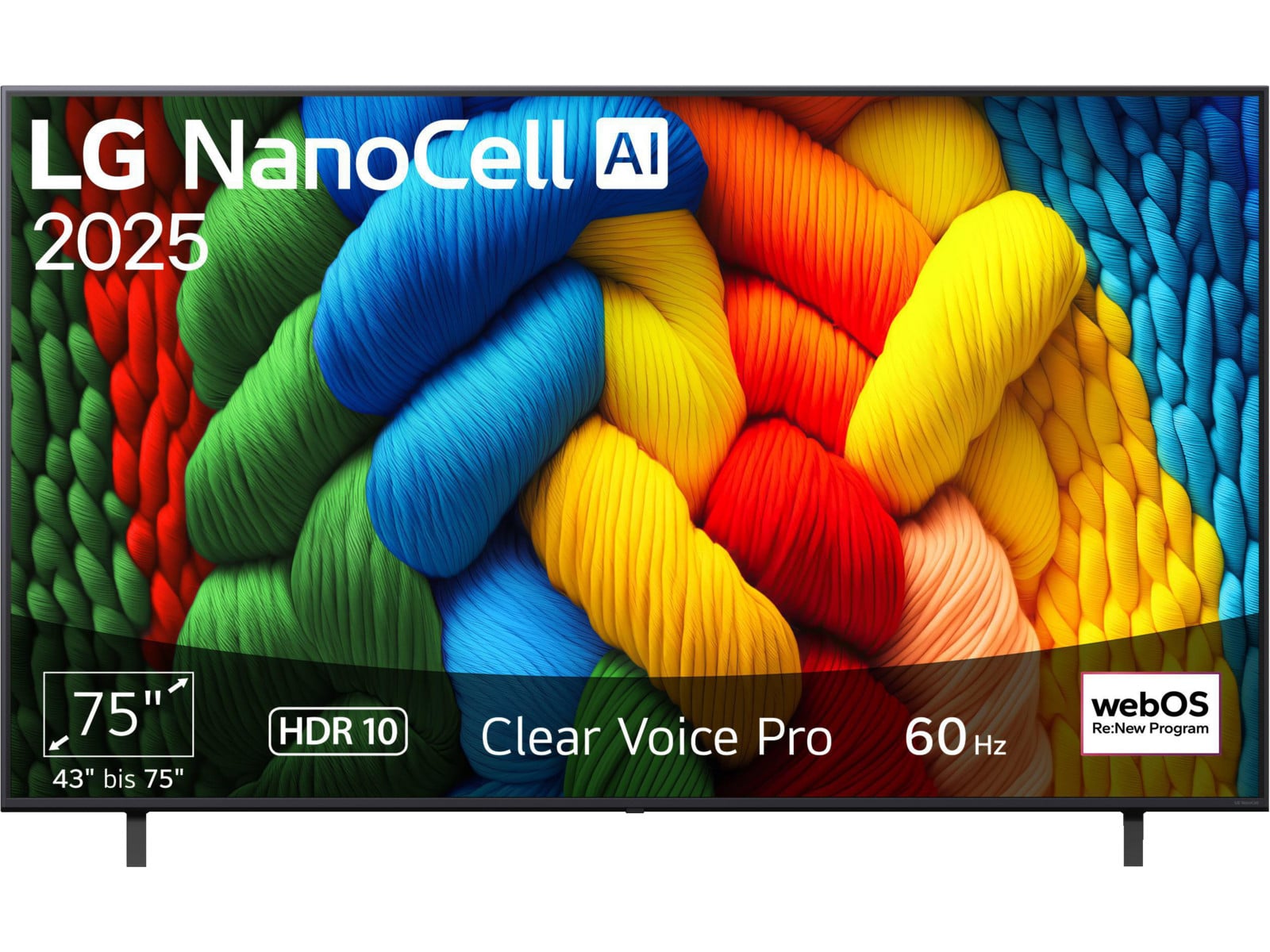 LG - NANO80A6 75 inch 4K/8K TVs