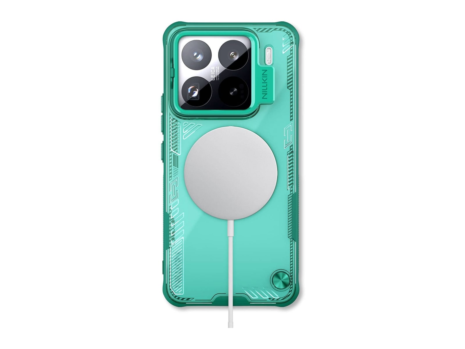 Nillkin - MagSafe Compatible Iceblade CamProp Case with Camera Cutout - Xiaomi 15 Pro - Green