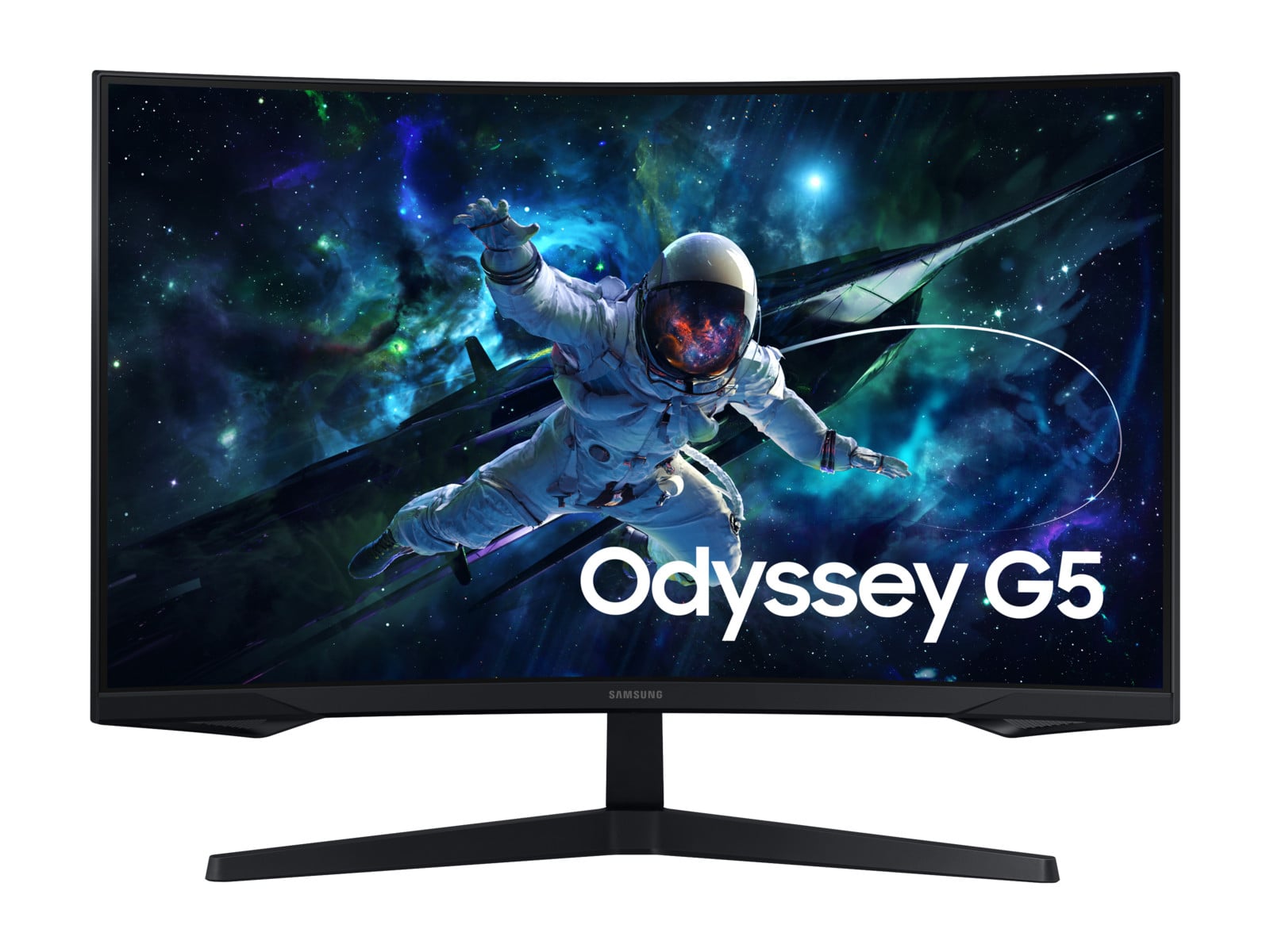 Samsung - 32" Odyssey G5 S32CG552E QHD 165Hz Gaming Monitors - Black