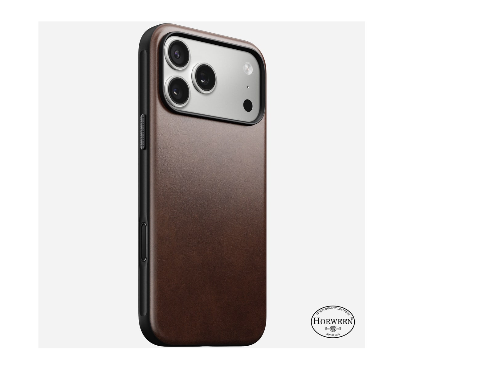 Nomad - Modern Leather Case - iPhone 17 Pro Max - Rustic Brown