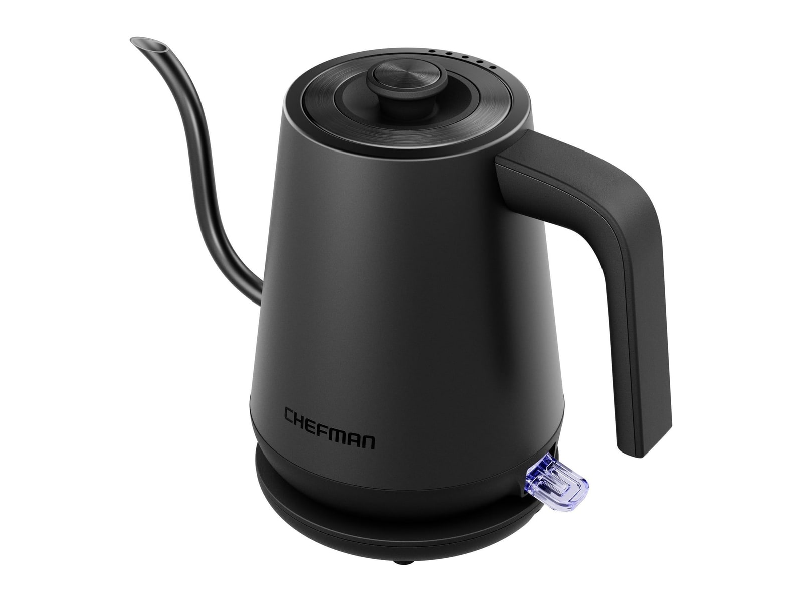 Chefman - Fast-Boil 0.8L Gooseneck Kettle Black Electric Kettles