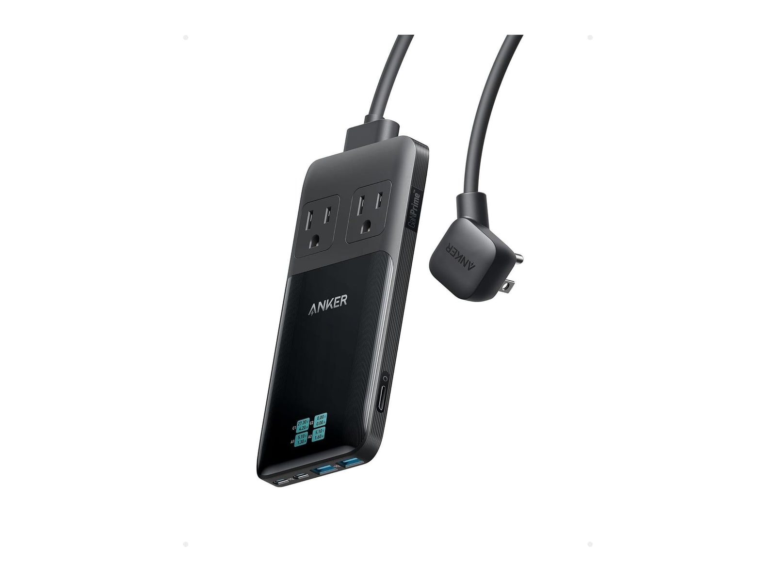 Anker - Prime 140W 6-in-1 Travel Charging Station Wall Chargers