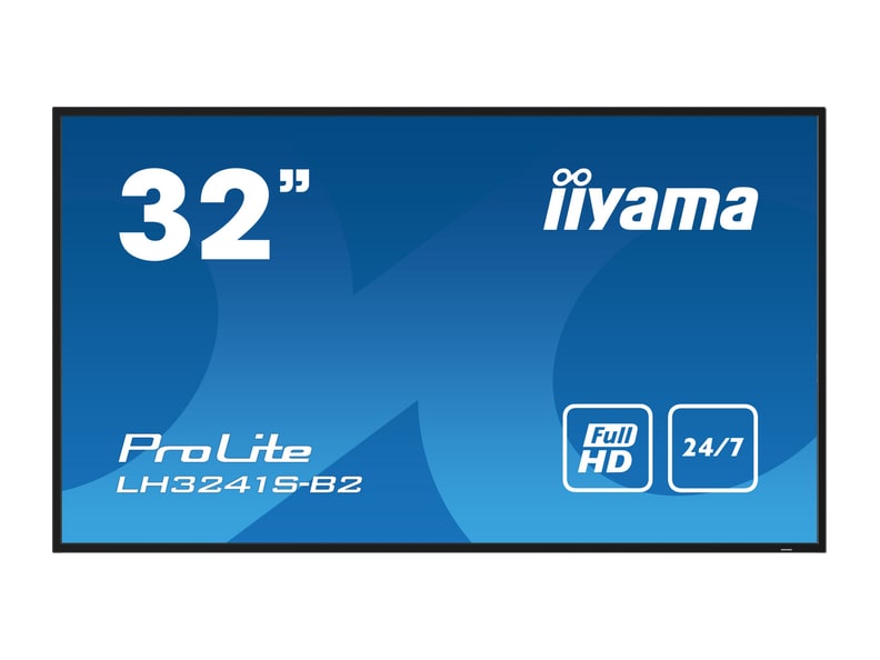 iiyama - 31.5" ProLite LH3241S-B2 Full HD 60Hz Professional Monitors - Black