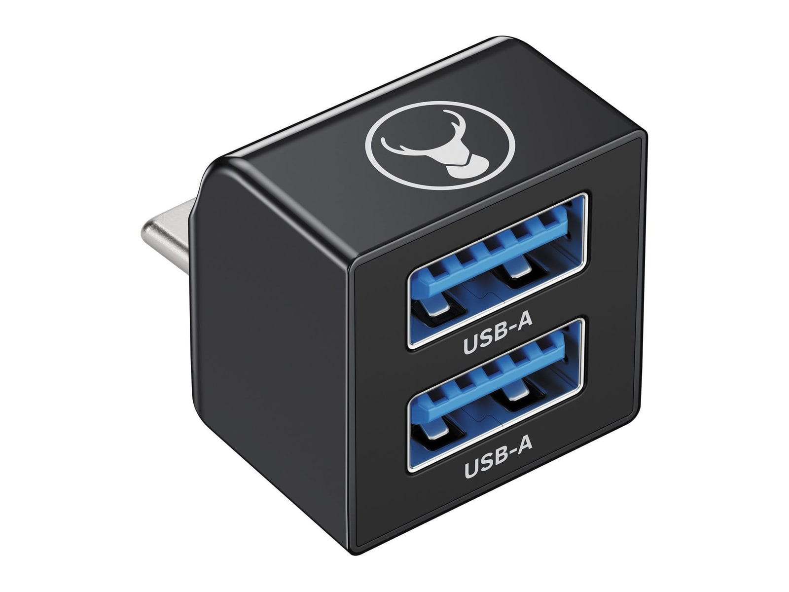 Bonelk - USB-C to USB-A Dual Black USB Adapters