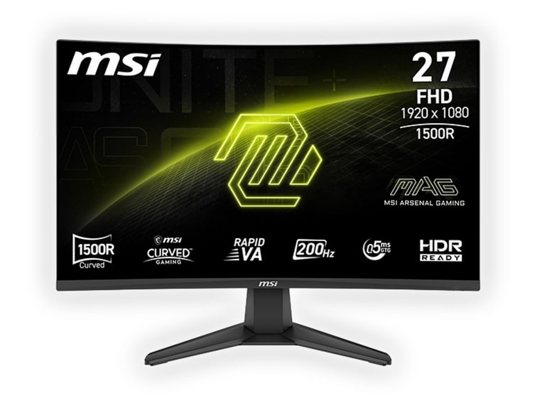 MSI - 27" MAG 276CF E20 Full HD 200Hz Gaming Monitors