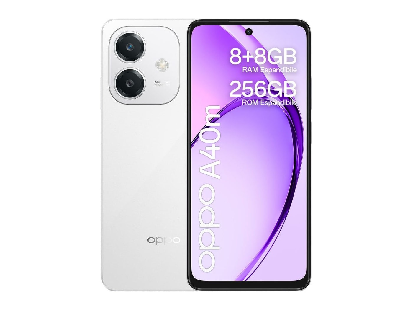 OPPO - A40m 256GB - Starlight White