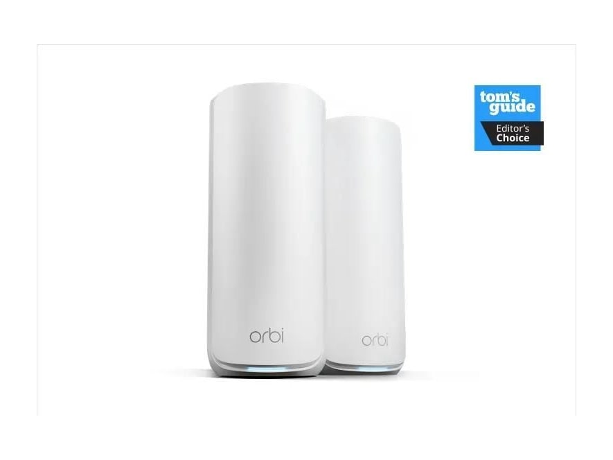 Netgear - Orbi RBE872 Tri-Band Wi-Fi 7 (802.11be) Router + 1 Satellite Mesh Wi-Fi Systems