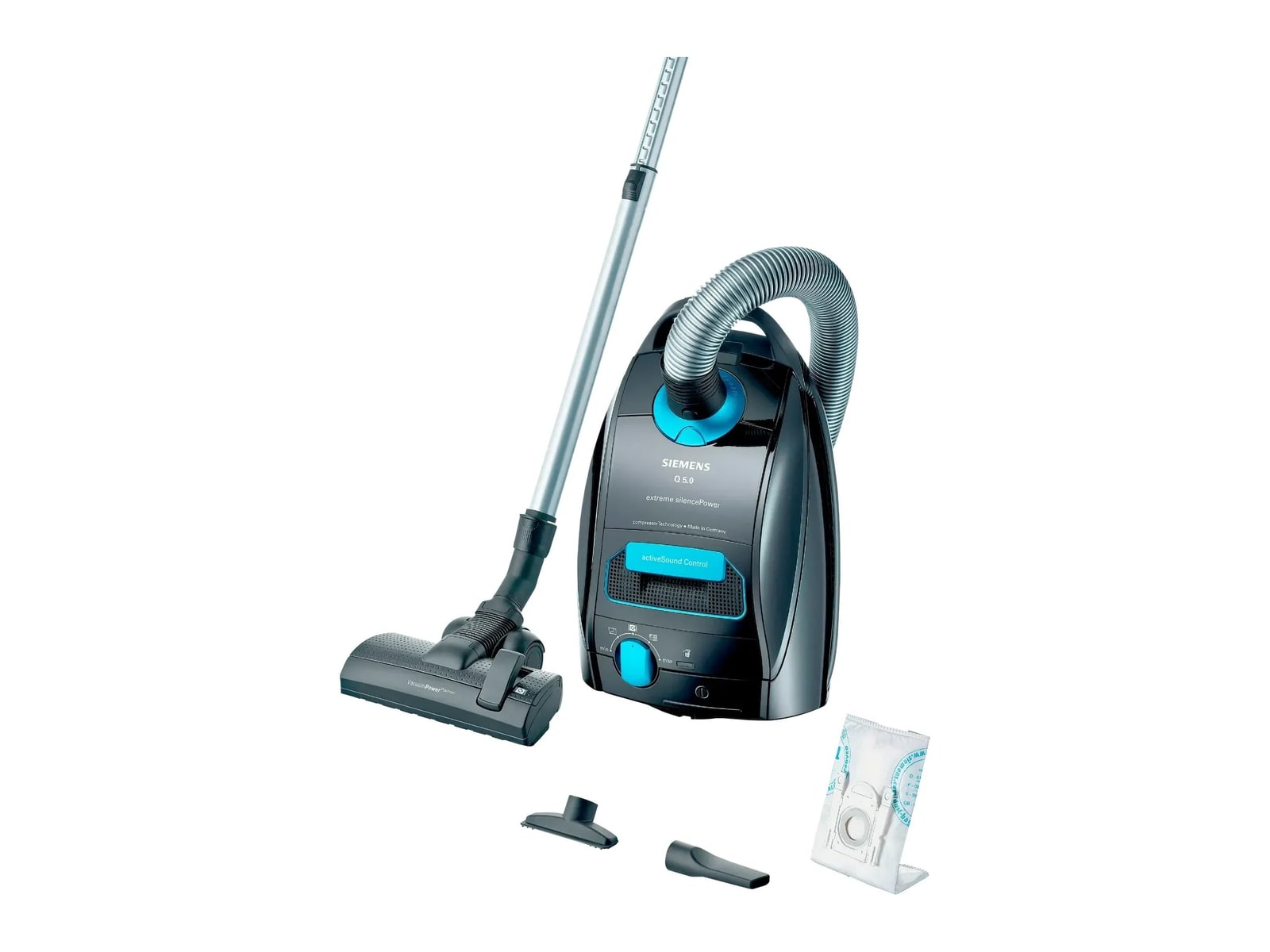 Siemens - VSQ5X1238 Q5.0 extreme silencePower Vacuum Cleaners