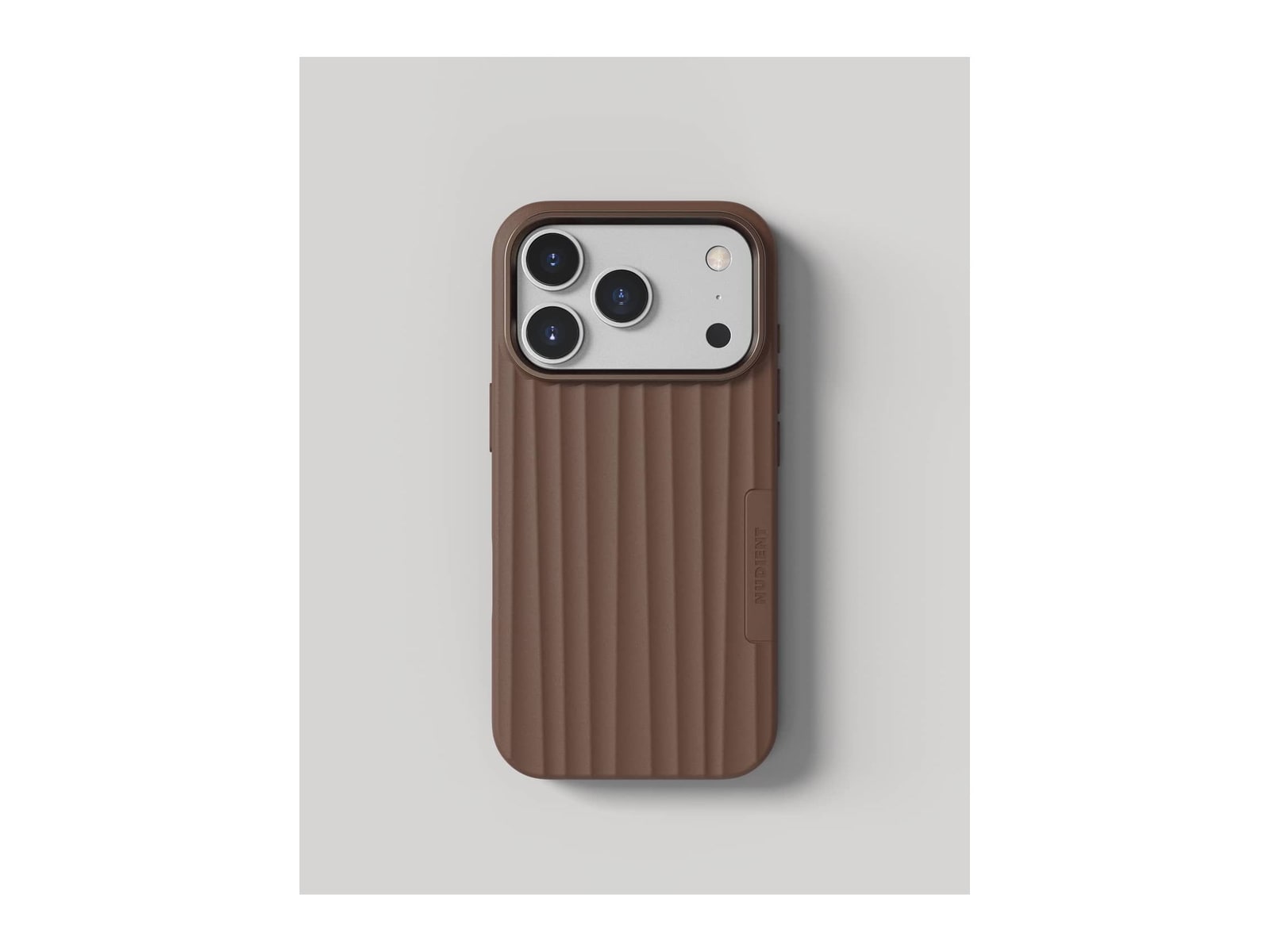Nudient - Bold Case with MagSafe for iPhone 18 Pro - Highland Brown